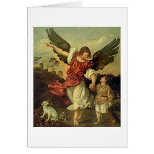 Raphael et Tobias, 1507-8 (huile sur le panneau)