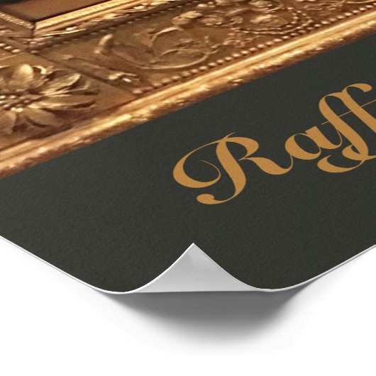 Raphael - Het huwelijk van de Maagd - schilderij Poster (Hoek)