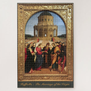 Raphael - Huwelijk van de Maagd - schilderij Legpuzzel