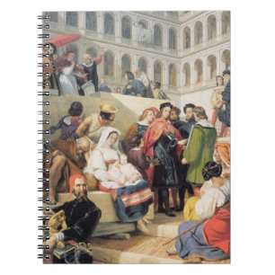 Raphaël in het Vaticaan, 1832 (olie op canvas) Notitieboek