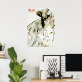 Raphael Kirchner, La Roos - Art Nouveau Poster (Thuiskantoor)