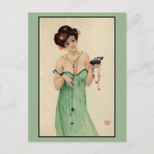  Raphael Kirchner Paris 1910 dames mode Briefkaart (Voorkant)