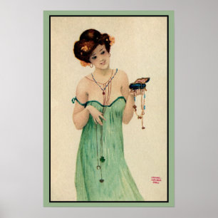  Raphael Kirchner Paris 1910 dames mode Poster