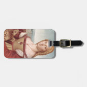 Raphael Lady en Unicorn Classic Bagagelabel (Voorkant horizontaal)