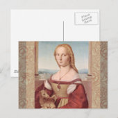 Raphael Lady en Unicorn Classic Briefkaart (Voorkant / Achterkant)
