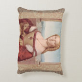 Raphael Lady en Unicorn Classic Decoratief Kussen (Achterkant (Verticaal))