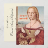 Raphael Lady en Unicorn Classic Kaart (Voorkant / Achterkant)