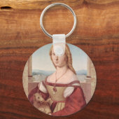 Raphael Lady en Unicorn Classic Sleutelhanger (Voorkant)