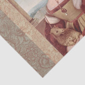 Raphael Lady en Unicorn Classic Tissuepapier (Detail)