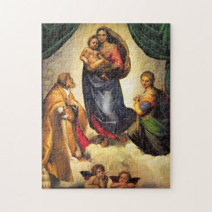 Raphael Madonna en Child-Kerstpuzzle Legpuzzel