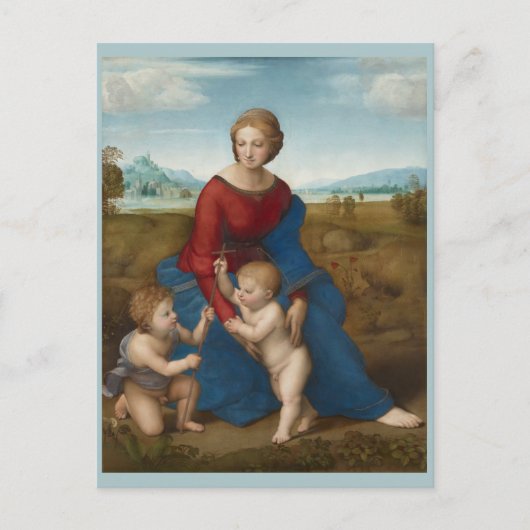 Raphael Madonna in Meadow Briefkaart (Voorkant)