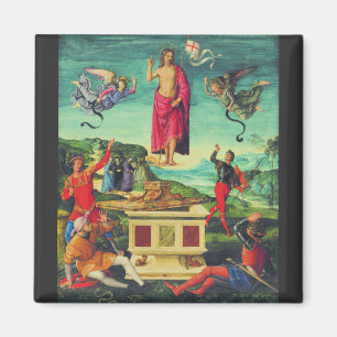 Raphael Opstandinging van Jezus Christus Kunst Magneet