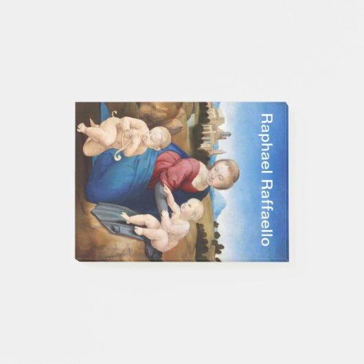 Raphael Raffaello Madonna en Child Baby Saint Post-it® Notes (Voorkant)