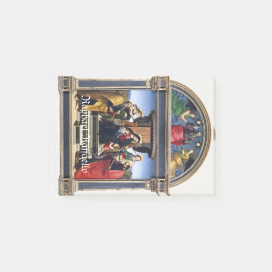 Raphael Raffaello Madonna en Child Enthroned Post-it® Notes (Voorkant)