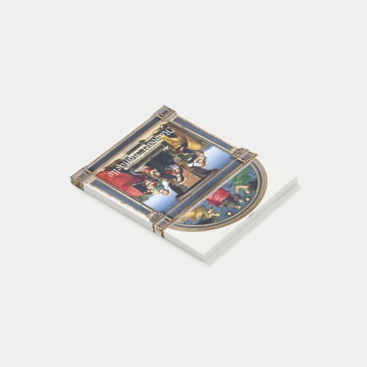 Raphael Raffaello Madonna en Child Enthroned Post-it® Notes (Schuin)