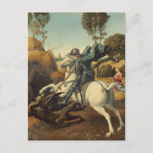 Raphael - Saint George en de Draak Briefkaart
