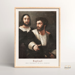Raphael Schilderij Kunst Print Zelfportret w