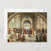 Raphael - School of Athene Briefkaart (Voorkant / Achterkant)
