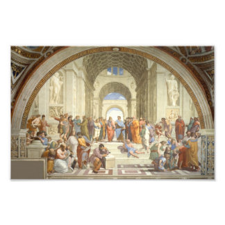 Raphael - School of Athene Foto Afdruk