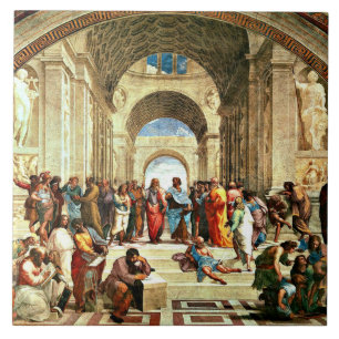 Raphael - School of Athene Tegeltje