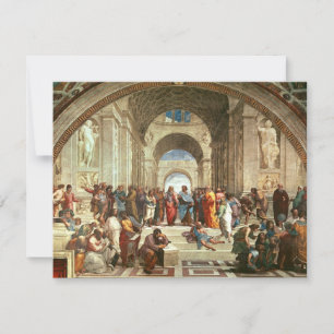 Raphael - School van Athene, fijne kunstschilderin Kaart