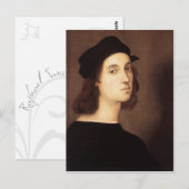 Raphael Self-Portrait briefkaart (Voorkant / Achterkant)