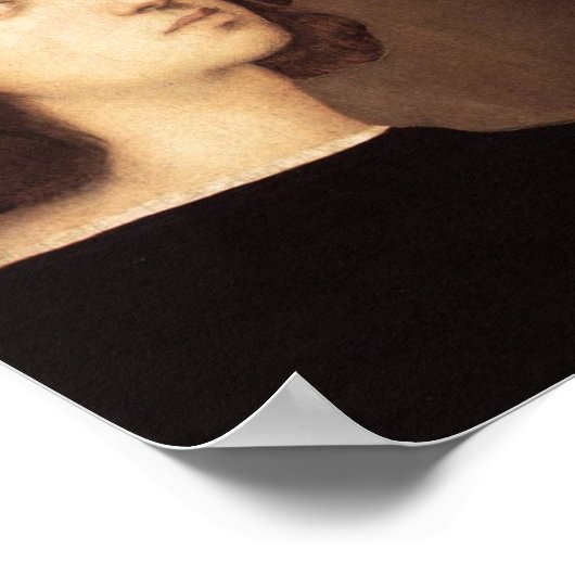 Raphael Self-Portrait Canvas afdrukken Poster (Hoek)