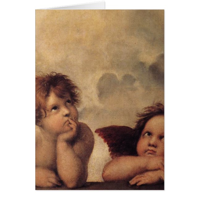 Raphael, Sistine Cherub (Devant)