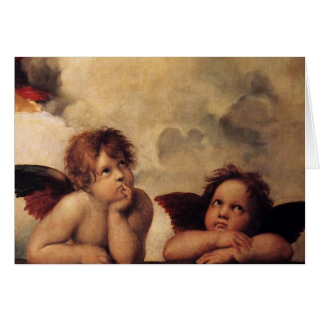 Raphael, Sistine Cherub (Voorkant Horizontaal)