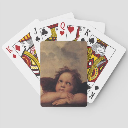 Raphael, Sistine Cherub Speelkaarten (Achterkant)
