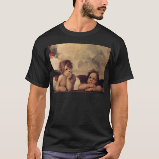 Raphael, Sistine Cherub T-shirt (Voorkant)