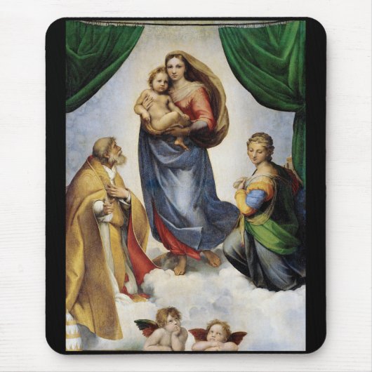 Raphael , Sistine Madonna Muismat (Voorkant)