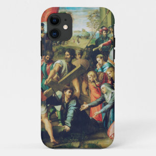 Raphael Spasimo Christ Valt Onder Kruis Kunst iPhone 11 Hoesje