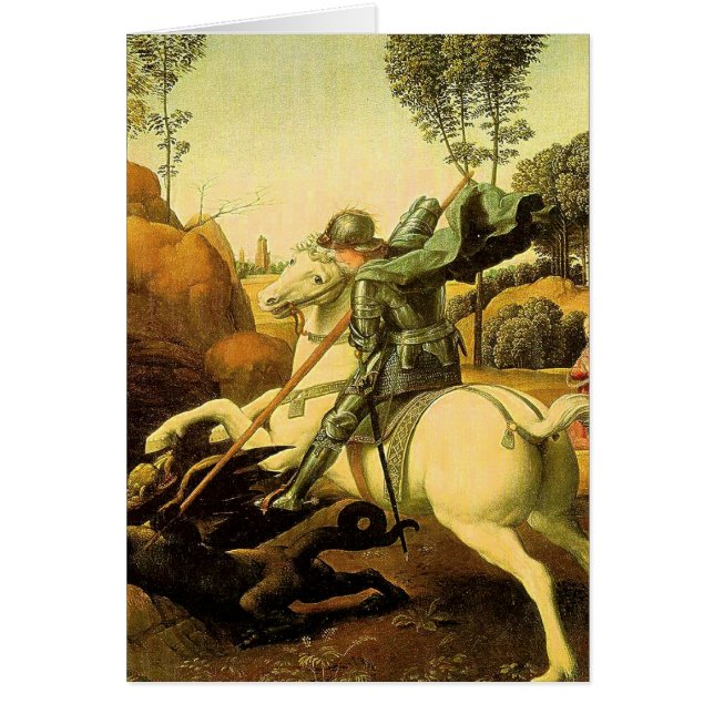 Raphael "St George et le dragon" (circa 1505) (Devant)