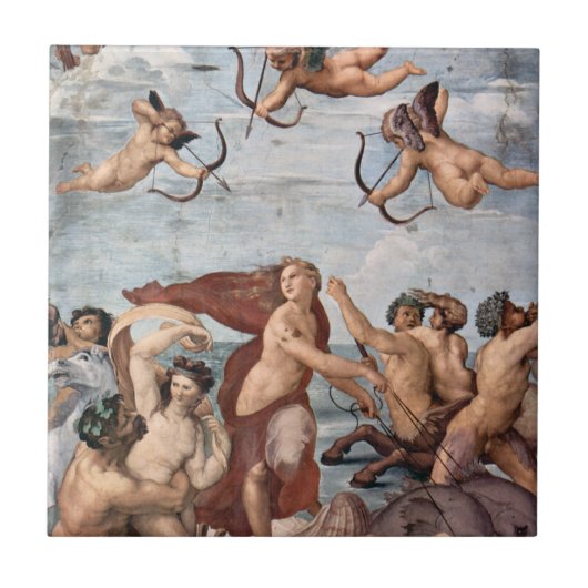 RAPHAEL - Triomf van Galatea 1512 Tegeltje (Voorkant)