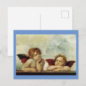 Raphael, twee Angels Painting, Briefkaart (Voorkant / Achterkant)