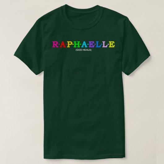 Raphaelle God geneest T-shirt (Design voorkant)