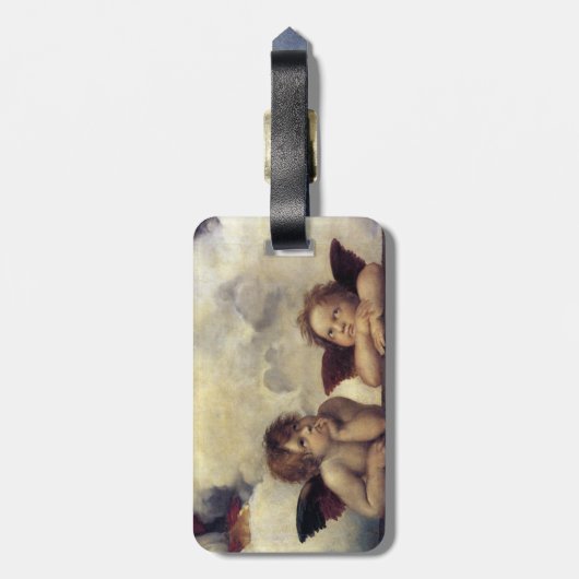 Raphaëls Angels Bagagelabel (Achterkant verticaal)