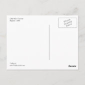 Raphaëls dame met een Unicorn-Briefkaart Briefkaart (Achterkant)