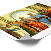 Raphaëls 'De School of Athene' Detail ongeveer 151 Poster (Hoek)