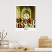 Raphaëls 'De School of Athene' Detail ongeveer 151 Poster (Keuken)