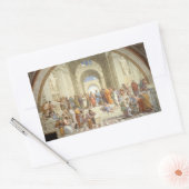 Raphael's De School van Athene Rechthoekige Sticker (Envelop)