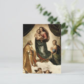 Raphaëls klassieke "Sistine Madonna" (circa 1513) Kaart (Staand voorkant)