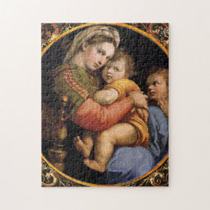 Raphaëls Madonna della sedia Kerstmis Puzzle Legpuzzel