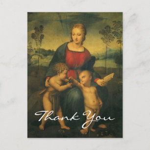Raphaëls Madonna van de Goldfinch Briefkaart