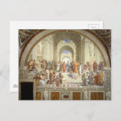 Raphaël's School of Athens Briefkaart (Voorkant / Achterkant)
