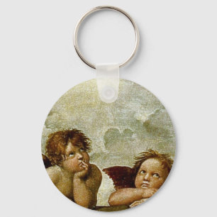 Raphaëls "Sistine Madonna" (circa 1513) (Detail) Sleutelhanger