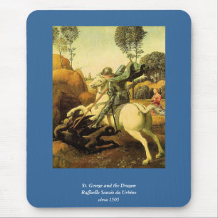 Raphaëls "St. George en de Draak" (ongeveer 1505) Muismat