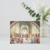 Raphaelschool in Athene (Plato en Aristoteles) Briefkaart (Staand voorkant)