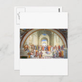 Raphaelschool in Athene (Plato en Aristoteles) Briefkaart (Voorkant / Achterkant)